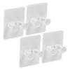 DOITOOL 4pcs Wall Mounted Holder Bathroom Storage Rack for Shaving Accessories Multifunctional Design Space-saving Organizer for and Bathroom Supplies view 1