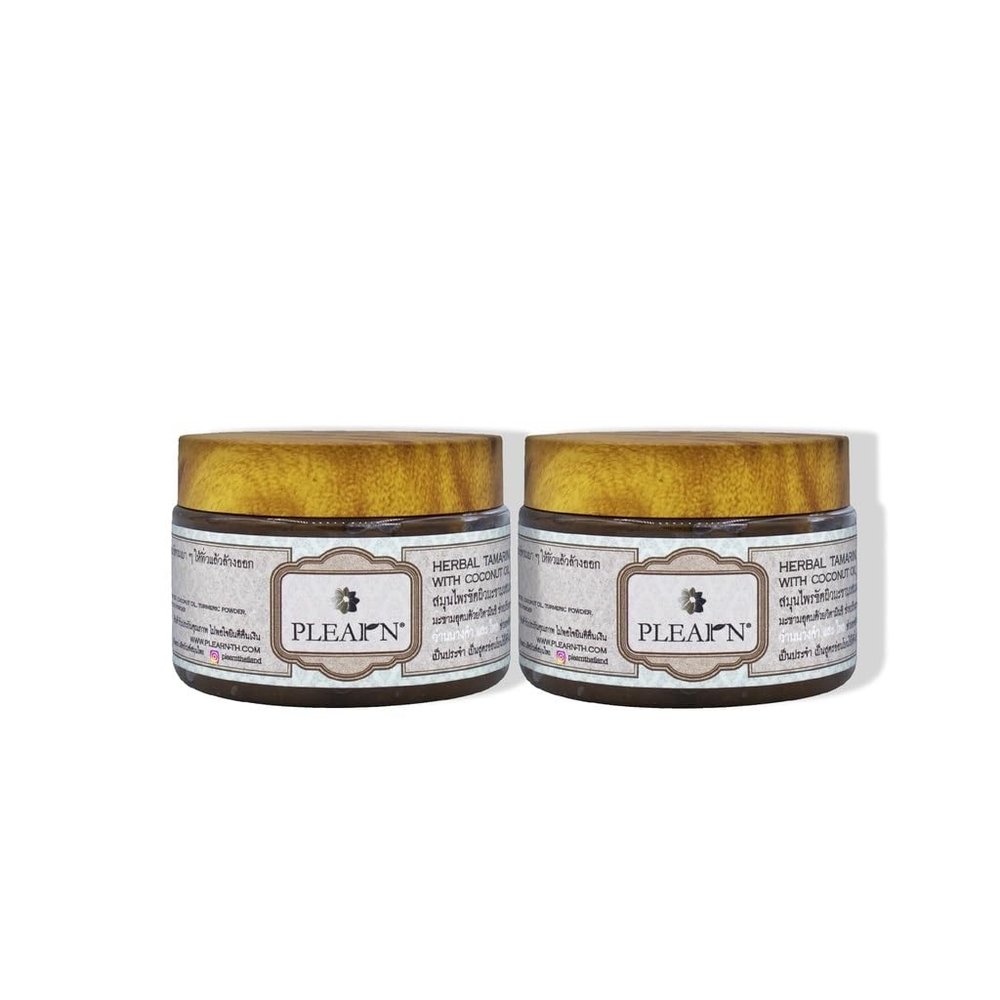 Generic (Pack of 2) PLEARN Tamarind mixed with coconut oil Scrub facial mask 150 g