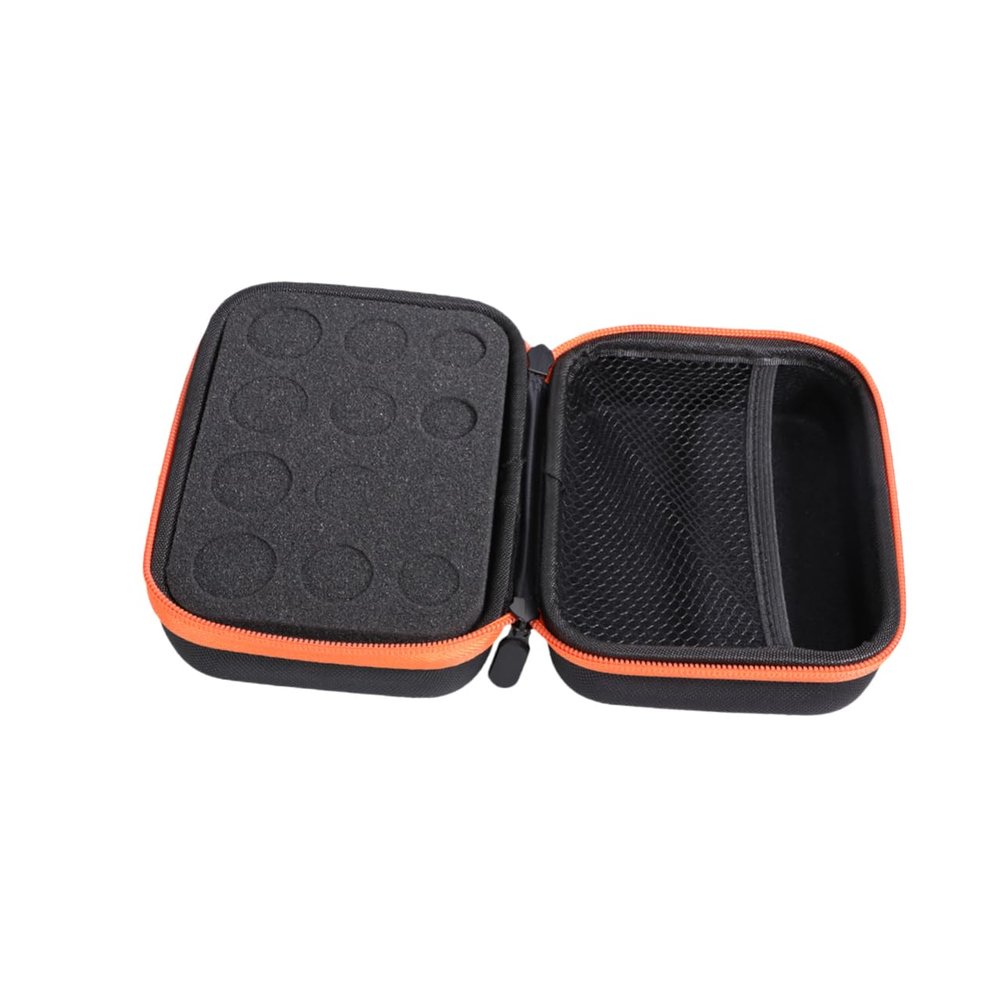 Beatifufu Essential Oil Storage Bag with 12 Slots Hard Shell Protection Case Water Resistant Travel Organizer for Aromatherapy Roller Bottles and Essential Oils on the Go