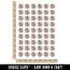Horse in Horseshoe Temporary Tattoo Water Resistant Fake Body Art Set Collection - 54 1" Tattoos (1 Sheet) view 2