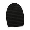 Beatifufu Silicone Makeup Brush Cleaner Egg Handheld Cleaning Tool for Cosmetic Brushes Easy to Use and Clean for Home and Travel Black view 1