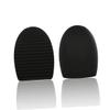 Beatifufu Silicone Makeup Brush Cleaner Egg Handheld Cleaning Tool for Cosmetic Brushes Easy to Use and Clean for Home and Travel Black view 3