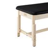Mt Massage Tables Harvey Treatment Stationary Massage Tables, Athletic Bed, Clinical Hospital Treatment Exam Bed for Clinic, Athlete Training Tattoo Acupuncture Spa Salon Facial Bed, Black view 3
