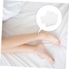 NOLITOY Gel Cotton Moisturizing Heel Socks for Cracked Feet Toeless Design Spa Socks for Dry Skin Comforting Gel Lining for Fast Healing and Hydration White Color view 2
