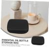 DOITOOL Essential Oil Carrying Case Essential Oil Bottle Holder Portable Travel Box, Black, 23.3x16cm view 2