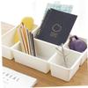 balacoo White Storage Box Lid Compartment Cosmetic Storage Box Drawer Organizer for Home view 2