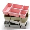 balacoo White Storage Box Lid Compartment Cosmetic Storage Box Drawer Organizer for Home view 3