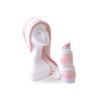 Beatifufu Thick Absorbent Hair Drying Cap Ponytail Hat for Women Bonnet for Sleep view 4
