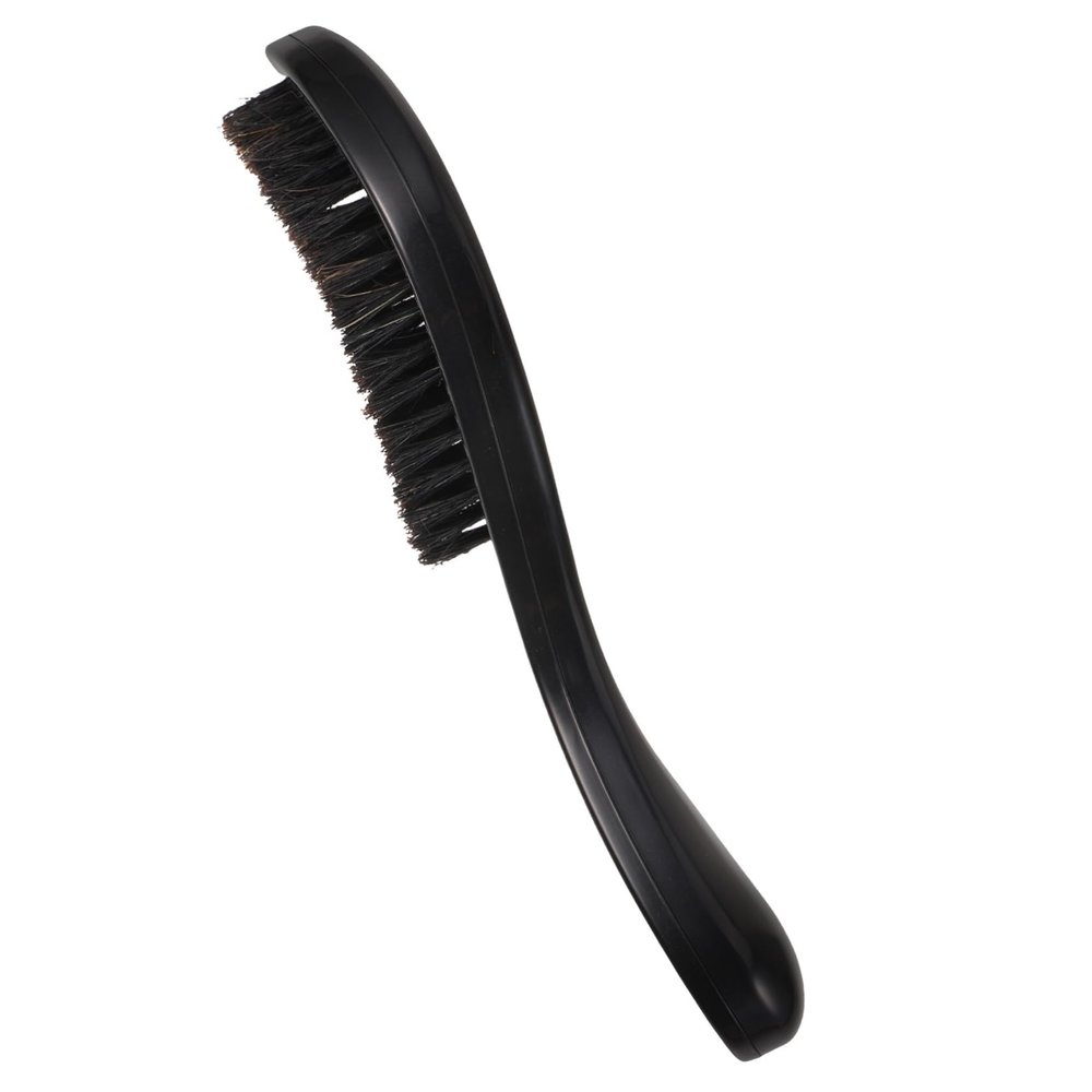 Balacoo Men's Oily Hair Style Hair Brush Men Beard Grooming Brush Beard Brush for Men Beard Grooming Brush for Men Cleaning Brush Mustache Bristle Brush Bristle Hair Man Modeling, 24.00X7.50X3.00CM