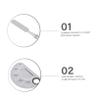 Beatifufu Stainless Steel Nail Art Mixing Palette Set with Color Mixing Stick Compact Manicure Display Boards for Nail Art and Makeup Kit for Professional Use view 3