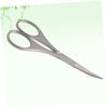Balacoo 1pc Vibrissa Scissors Stainless Steel Nose Hair Trimmer Nose Hair Eyebrow Trimmer Household Hair Scissors, Medium, Silver, N8013097Z9E view 3