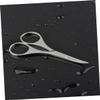 Balacoo 1pc Vibrissa Scissors Stainless Steel Nose Hair Trimmer Nose Hair Eyebrow Trimmer Household Hair Scissors, Medium, Silver, N8013097Z9E view 4