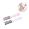 Beatifufu 2pcs Foot Grater Heel Scrubber Pink Heel Foot Remover Stainless Steel Scrubber Pumices Metal Pedi Stainless Steel File Tools Peeler Exfoliating view 2