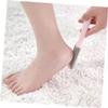 Beatifufu 2pcs Foot Grater Heel Scrubber Pink Heel Foot Remover Stainless Steel Scrubber Pumices Metal Pedi Stainless Steel File Tools Peeler Exfoliating view 4