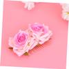 balacoo 1pc Rose Hair Comb Dual Flower Headpiece for Weddings Parties Special Occasions Elegant Floral Decoration for Women and Girls Bridal Accessory view 2