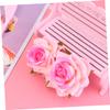 balacoo 1pc Rose Hair Comb Dual Flower Headpiece for Weddings Parties Special Occasions Elegant Floral Decoration for Women and Girls Bridal Accessory view 4