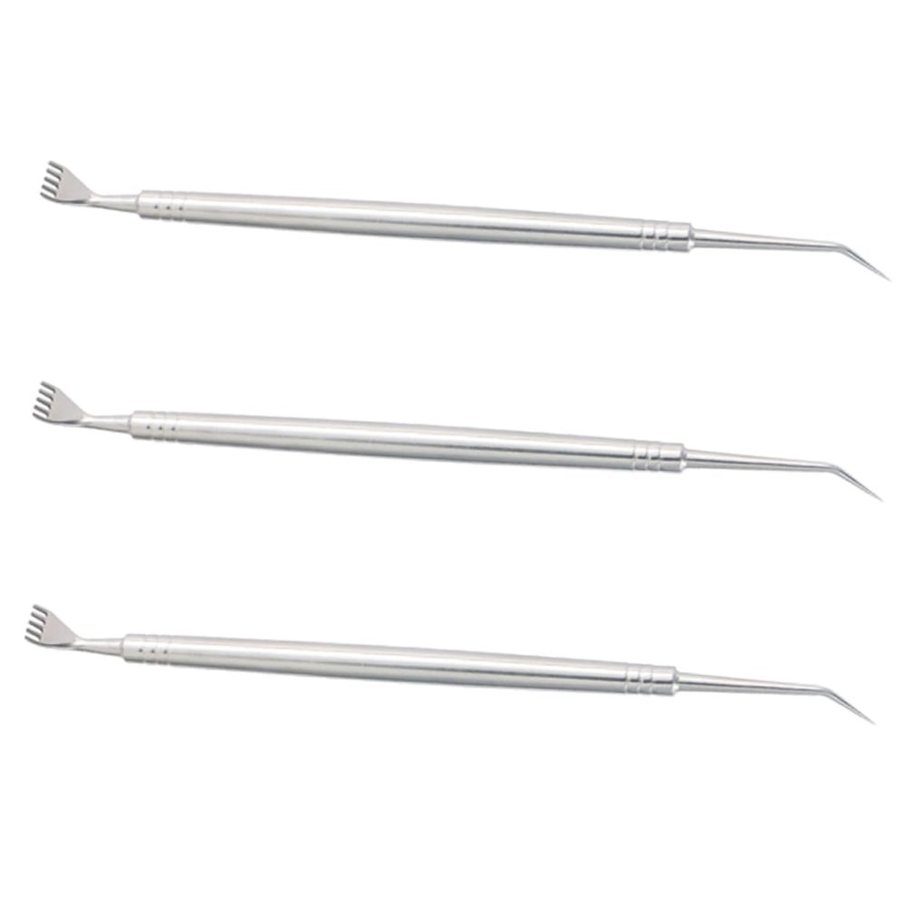 Balacoo 3pcs Eyelash Lifting Kit Eyelash Lift Tool Eyelash Separator Comb Eye Lash Perm Tool Eyelash Perm Kit Eye Lash Separator Tool Lash Kit Stainless Steel Face Eyebrow Comb