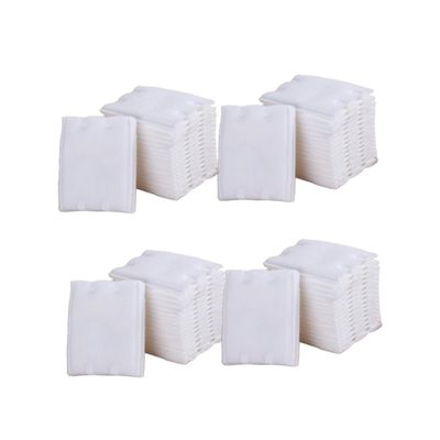 Housoutil Makeup Remover Pads 222pcs Women Cotton Pads Gauze Square Pads Easy to Use Lightweight for Portable Carry