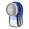 Electric Mini Travel Shaver for Men - Pocket Size Washable Electronic Razor - Mens Rechargeable Portable Cordless Shaving Face Beard - Wet & Dry Rotary Electrical Shave view 2