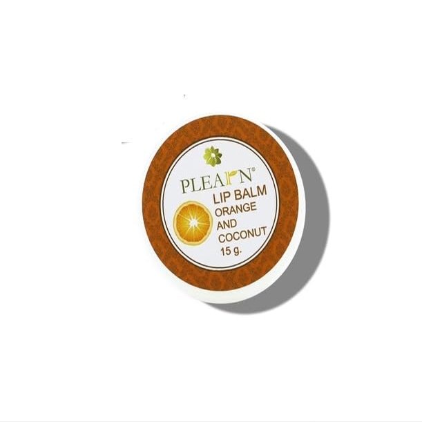 (Pack of 2) PLEARN Lip Balm Coconut Oil orange scent15 g