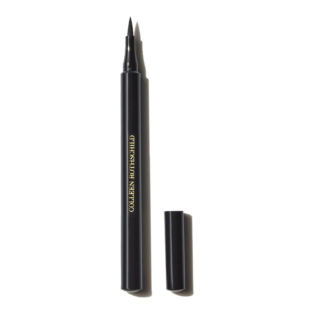 COLLEEN ROTHSCHILD Precision Liquid Liner | Shade: Jet Black | Intensely Pigmented, Matte Formula | Quick-Dry, Long Lasting & Smudge-Proof | Ultra Precise Felt Tip (0.041 fl oz)