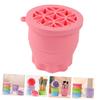 Housoutil Makeup Brush Cleaning Bowl Brush Cleaning Mat Easy to Use Makeup Brush Cleaning Pad view 2