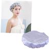 balacoo 4PCS Dual-Layer Waterproof Satin Bath Caps for Women Reusable Hair Styling Shower Caps Hair Salon Protector for Bathing view 2