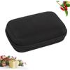 balacoo Storage Bags Suitcase Make up Organizers Bag Essential Oil Makeup Storage Bag Portable Storage Bag Essential Bottles Carrying Case Oil Storage Organizer Storage Box, 18.5x13.5x7cm, Black view 4
