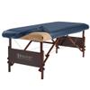 Master Massage Rectangular Universal Fabric Fitted PU Vinyl Leather Ultra-Durable Massage Table Protection Cover for Massage Beds Lash Bed, 28 to 33 Wide, Royal Blue view 1