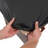 Master Massage Rectangular Universal Fabric Fitted PU Vinyl Leather Ultra-Durable Massage Table Protection Cover for Massage Beds Lash Bed, 28 to 33 Wide, Royal Blue view 3