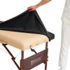 Master Massage Rectangular Universal Fabric Fitted PU Vinyl Leather Ultra-Durable Massage Table Protection Cover for Massage Beds Lash Bed, 28 to 33 Wide, Royal Blue view 4