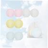 NOLITOY 8pcs Reusable Cotton Makeup Remover Pads Mesh Bag Wipes for Face Eye Makeup and Lipstick Suitable for Skin Types view 4