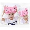balacoo 2pcs Elastic Band Boys and Girls Shower Cap Cartoon Soft Outer Layer Fits Short to Medium Hair view 2