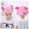 balacoo 2pcs Elastic Band Boys and Girls Shower Cap Cartoon Soft Outer Layer Fits Short to Medium Hair view 3