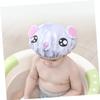 balacoo 2pcs Elastic Band Boys and Girls Shower Cap Cartoon Soft Outer Layer Fits Short to Medium Hair view 4