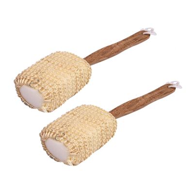 balacoo 2pcs Bath Brush Sponge Exfoliating Shower Lotion Applicator Back Scrubber for Men Women Spongeable Body Wash Eczema Relief