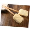 balacoo 2pcs Bath Brush Sponge Exfoliating Shower Lotion Applicator Back Scrubber for Men Women Spongeable Body Wash Eczema Relief view 3
