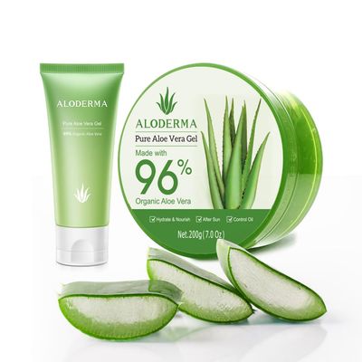 All Purpose Aloe Vera Gels Set - 3 Pack - 2pcs x 200g Aloe Vera Gel & 45g Aloe Vera Gel Travel Size