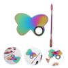 DOITOOL 1 Set Makeup Palette Paint Tools Makeup Metal Salon Mixer Resin Makeup Spatulas Stainless Steel Love view 3