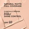 IT Cosmetics CC+ Cream Natural Matte (Light Neutral) - Poreless Full Coverage Foundation With SPF 40, 16HR Shine Control, Color-Corrector, Skin-Balancing Serum, Noncomedogenic - 1.08 fl oz view 3