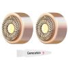 Generation 3 Replacement Heads for Flawless Replacement Heads Gen 3 Compatible with Finishing Touch Flawless Facial Hair Remover Ring Light Version,New Upgraded Replacement Blades for Flawless,2 Pack. view 1