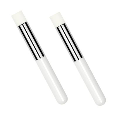Balacoo 2pcs Concealer Brush Lip Brush Wand Eyeshadow Smudge Applicator Eyeliner Smudger Lipstick for Women Eyes Crease Shader Lip Women Lip Brush White Make up Miss Abs Mousse, 10.1x1.1cm