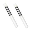 Balacoo 2pcs Concealer Brush Lip Brush Wand Eyeshadow Smudge Applicator Eyeliner Smudger Lipstick for Women Eyes Crease Shader Lip Women Lip Brush White Make up Miss Abs Mousse, 10.1x1.1cm view 1