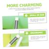Balacoo 2pcs Concealer Brush Lip Brush Wand Eyeshadow Smudge Applicator Eyeliner Smudger Lipstick for Women Eyes Crease Shader Lip Women Lip Brush White Make up Miss Abs Mousse, 10.1x1.1cm view 4