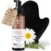 Self Tanner Tanning Mousse Kit - USA Made with Natural & Organic Ingredients, Self Tanner Mousse and Mitt, Tan Kit, Fake Tan Tanning Foam, Fair to Medium, Sunless Tanners Best Sellers view 1