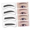 balacoo 32pairs Eyebrow Stencils Kit Styles Eyebrow Templates for Shaping Beauty Tool for Quick Symmetrical Brows for Beginners and All Makeup Looks view 4