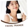 Balacoo 2pcs Dimple Trainer Face Dimple Shaper Face Exerciser Metal Trainer Facial Tool Facial Dimple Maker Facial Exerciser Stainless Steel Plus Imitation Pearls The Face Former, 3.70X2.70X0.60CM view 2
