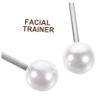 Balacoo 2pcs Dimple Trainer Face Dimple Shaper Face Exerciser Metal Trainer Facial Tool Facial Dimple Maker Facial Exerciser Stainless Steel Plus Imitation Pearls The Face Former, 3.70X2.70X0.60CM view 3