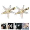 Didiseaon 2pcs Chic Women Hair Clip Star Girl Hair Barrette Elegant Accessory for Women view 2