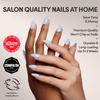 Glamnetic Press On Nails - Short Almond, Glossy Fake Nails 30 Pc Full Kit view 2